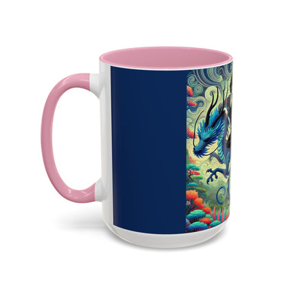 Mystic Guardian of the Sky Light Colorful Mugs (11oz, 15oz)