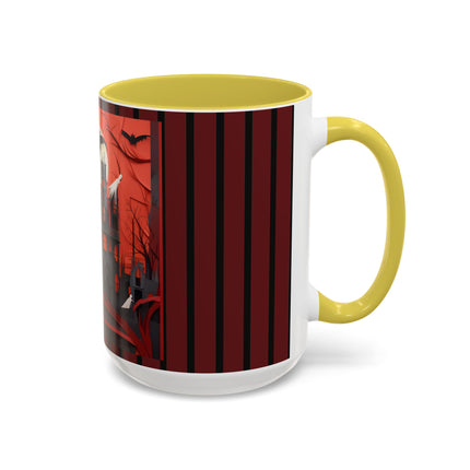 Halloween Night Scene Colorful Mugs (11oz, 15oz)