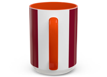 Elegant Holiday Woman with Gifts Colorful Mugs (11oz, 15oz)