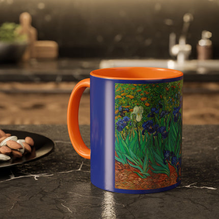 Irises by Vincent Van Gogh Colorful Mugs (11oz, 15oz)