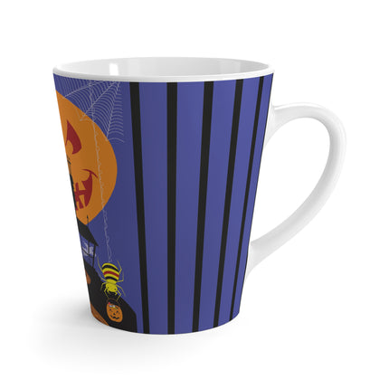 Halloween Night at the Haunted House Latte Mug