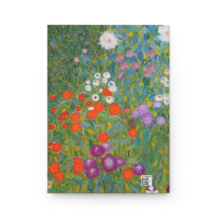 Cottage Garden by Gustav Klimt Hardcover Journal Matte