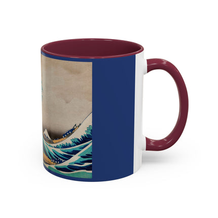 The Great Wave off Kanagawa by Katsushika Hokusai Colorful Mugs (11oz, 15oz)
