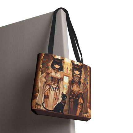 The Egyptian Priestess Cats Tote Bag – Temple Guardians & Ancient Grace