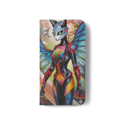 🦊🦋 Cyber Kitsune Butterfly Guardian Phone Case – Neon Magic & Digital Dreams