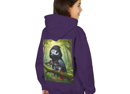 The African Grey Sentinel Youth Heavy Blend Hooded Sweatshirt