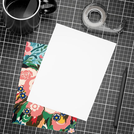 🌸🐦 The Girl Of The Little Birds Postcards With Envelopes – Art Deco Floral Whimsy