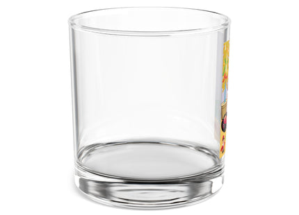 Art Deco Christmas Rocks Glass, 10oz