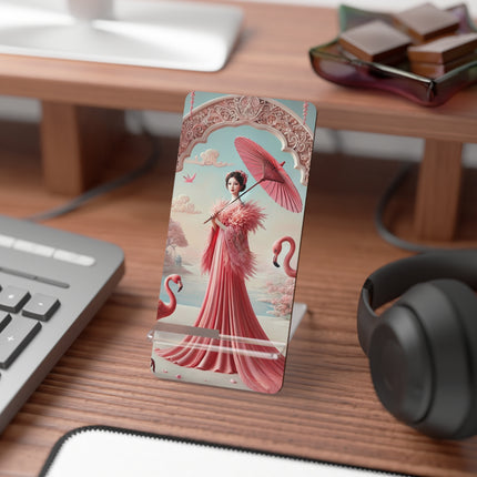 Petals, Porcelain, and Flamingos Mobile Display Stand for Smartphones