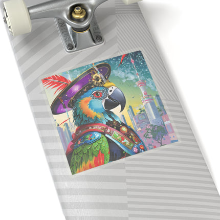 Tech Plumes Kiss-Cut Stickers (4 Sizes)