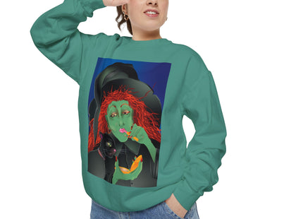 Mirror, Mirror A Witch's Touch Unisex Garment-Dyed Sweatshirt