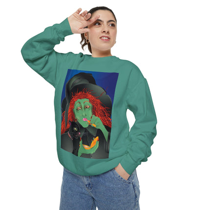Mirror, Mirror A Witch's Touch Unisex Garment-Dyed Sweatshirt