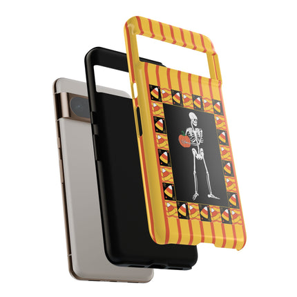 Candy Corn Skeleton Phone Cases