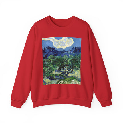 Olive Trees by Vincent Van Gogh Unisex Heavy Blend™ Crewneck Sweatshirt
