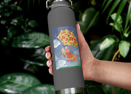 Flight of Blossoms Copper Vacuum Insulated Bottle, 22oz