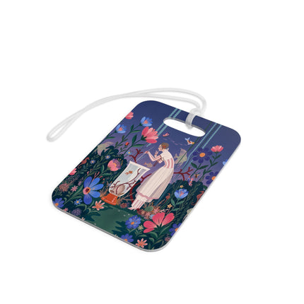 🐠🌸 The Enchanted Aquarium Garden Luggage Tag – Art Deco Underwater Fantasy