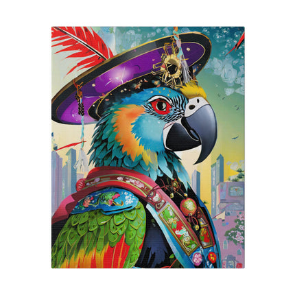 Tech Plumes Matte Canvas, Stretched, 0.75"