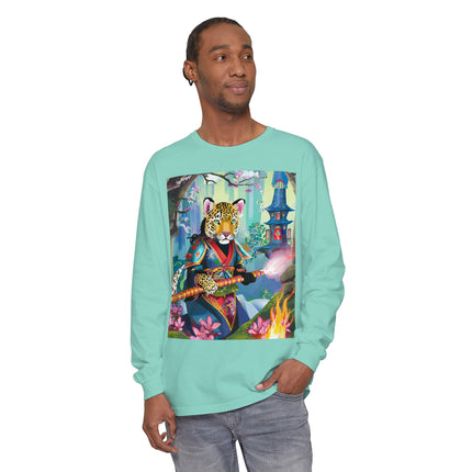 Cyberpunk Leopard Long Sleeve T-Shirt