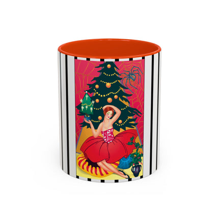 Art Deco Christmas Enchantment Colorful Mugs (11oz, 15oz)