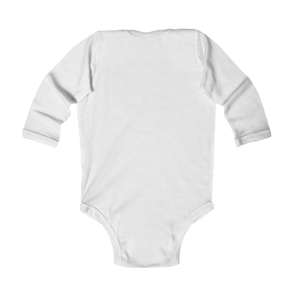Fluttering Dreams Baby Long Sleeve Bodysuit – Butterfly Carriage & Whimsical Journey