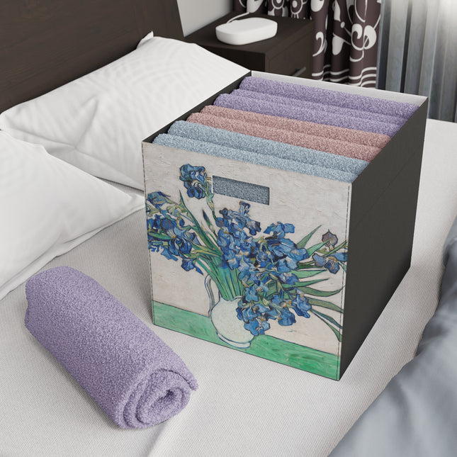 Irises by Vincent Van Gogh Puzzle Felt Storage Box