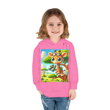 Giraffe Lookout Toddler Pullover Fleece Hoodie