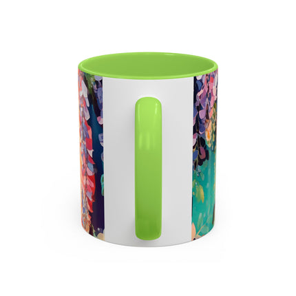 Golden Wisteria Symphony Colorful Mugs (11oz, 15oz)