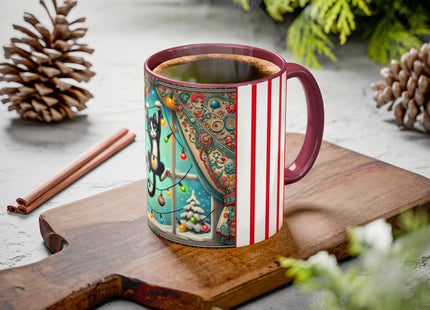 Mischief in Tinselland Colorful Mugs (11oz, 15oz)