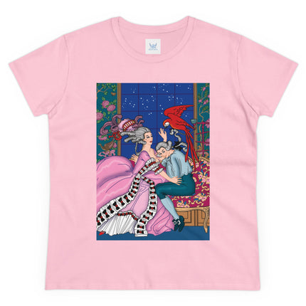 The Jealous Parrot by George Barbier Women's Midweight Cotton Tee