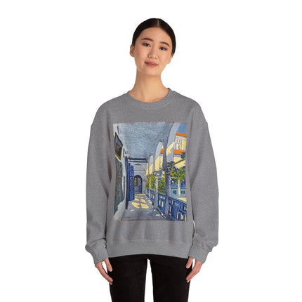 Gallery of a Moroccan Riad by George Gaudion Heavy Blend™ Crewneck Sweatshirt