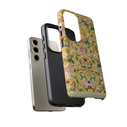 Yellow Botanical Pattern by Owen Jones Phone Cases