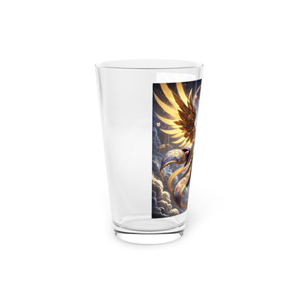 Valkyrie Descending Through Storm Glass, 16oz