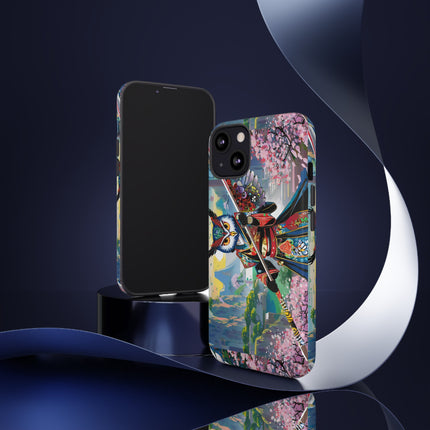 Cyberpunk Samurai Owl Phone Cases