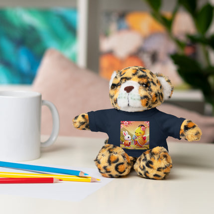 Whimsical Springtime Exchange Stuffed Animals with Tee