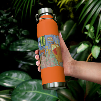 The Bedroom by Vincent van Gogh Copper Vacuum Insulated Bottle, 22oz