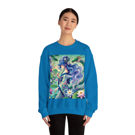 Fairy of the Koi Pond Heavy Blend™ Crewneck Sweatshirt