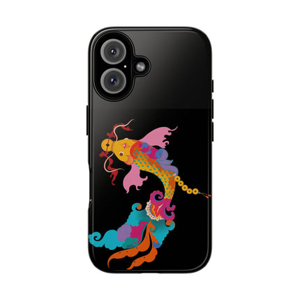 Golden Koi Phone Case – Lucky Swim & Vibrant Fortune