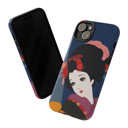 Geisha Portrait Phone Case – Elegant Beauty & Timeless Grace