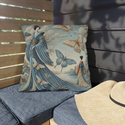 Butterfly Empress Outdoor Pillows – Graceful Butterflies & Timeless Elegance