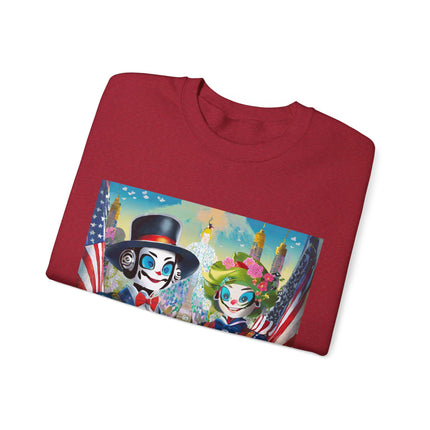 Cyber Punk Warrior Robots Unisex Heavy Blend™ Crewneck Sweatshirt