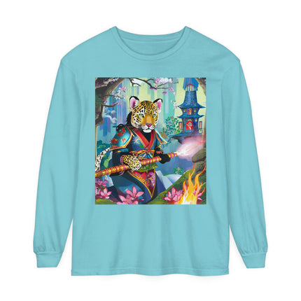 Cyberpunk Leopard Long Sleeve T-Shirt