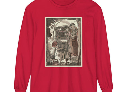 Bric-A-Brac by Fernand Siméon Garment-dyed Long Sleeve T-Shirt