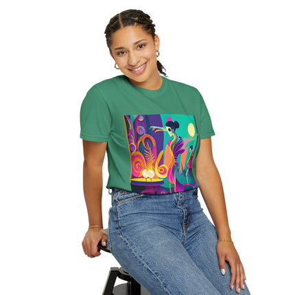 Dance of the Skeleton Ballerinas Unisex Garment-Dyed T-shirt
