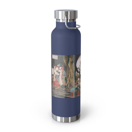 Mitsukuni Defying the Skeleton Spectre by Utagawa Kuniyoshi Copper Vacuum Insulated Bottle, 22oz