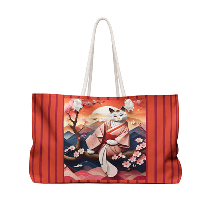 Japanese Bobtail's Repose Weekender Bag