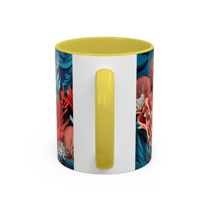 Enchanting Underwater Scene Colorful Mugs (11oz, 15oz)