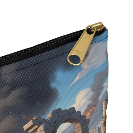 Snow Leopard Lookout Accessory Pouch – Vigilant Explorer & Mountain Mystery