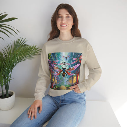 Neon Swarm Unisex Heavy Blend™ Crewneck Sweatshirt