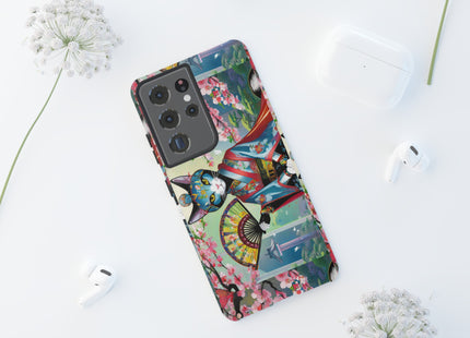 Cyberpunk Geisha Phone Cases