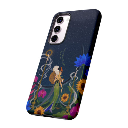🌙🕯️ The Lady Of The Midnight Garden Phone Case – Art Deco Nocturne
